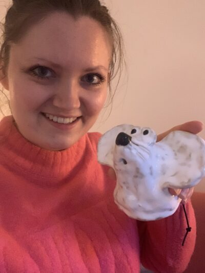 Big Ceramic Mouse "Chelsea" - Image 2